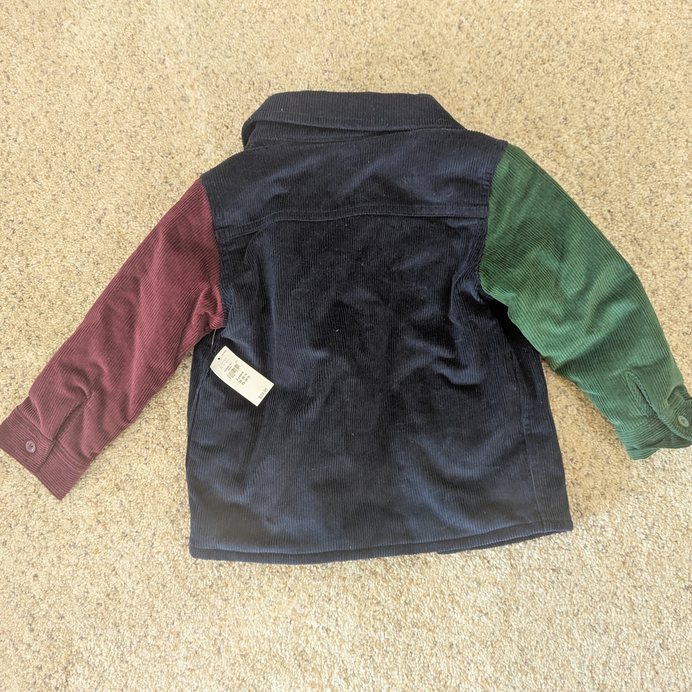 Colorblock Corduroy Jacket - Picture 4 of 4